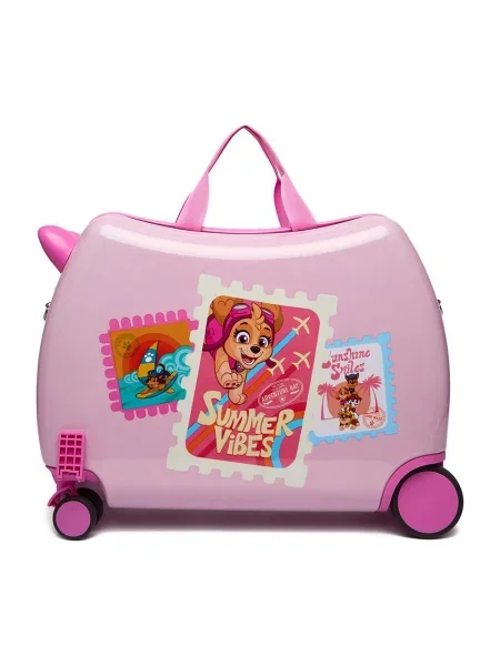 Walizka dziecięca Paw Patrol różowa