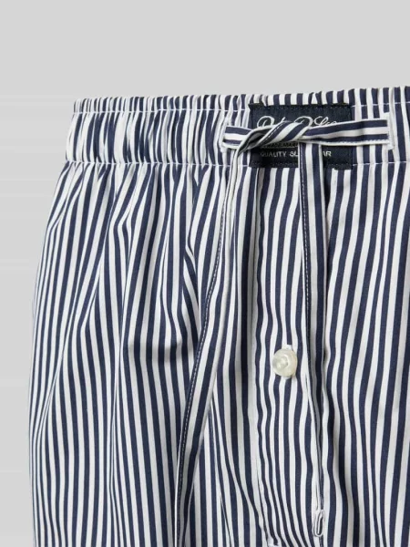 Szorty od piżamy w kroju regular fit z czystej bawełny Polo Ralph Lauren Underwear błękitne