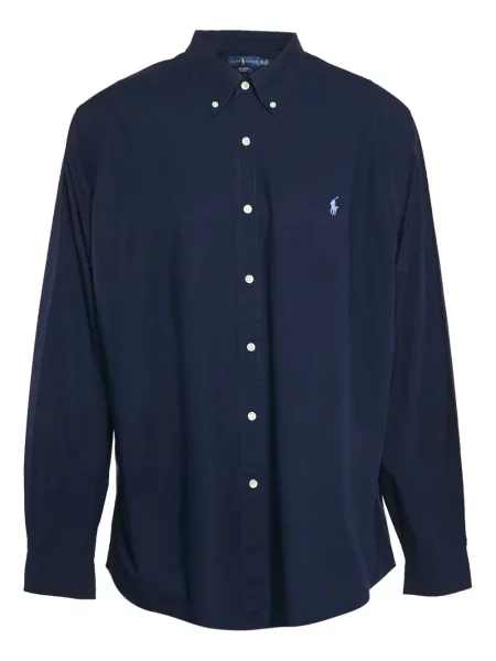 Haftowane sandały Polo Ralph Lauren zamszowe w paski białe