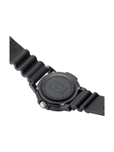 Lniany zegarek Luminox czarny