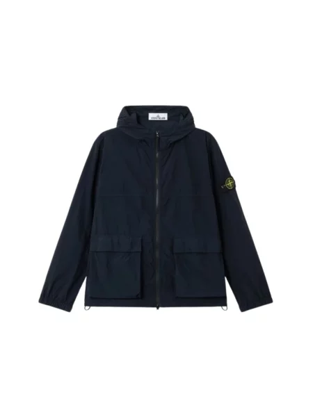 Parka Stone Island z kamieniami niebieska