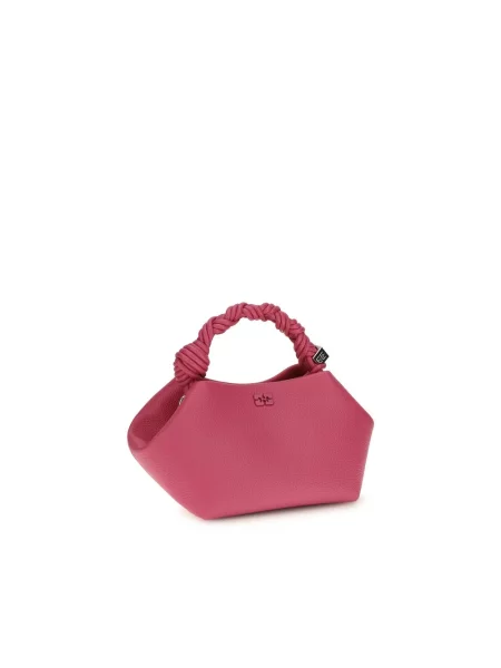 GANNI Bou Small torebka crossbody z imitacji skóry różowa