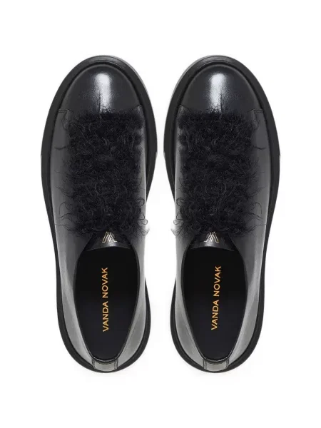 Sneakerși Vanda Novak cu platformă negru