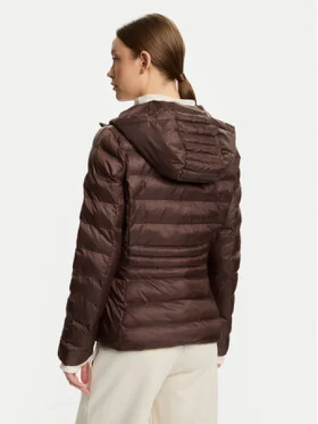 Páperová bunda Emporio Armani Ea7 hnedá