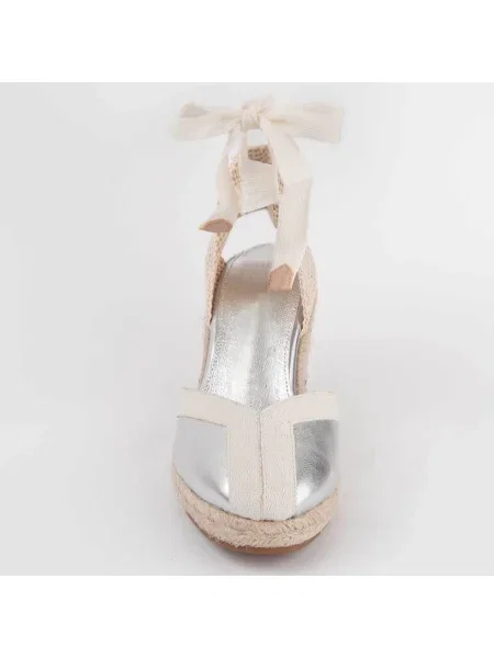 Pantofi Montevita argintiu