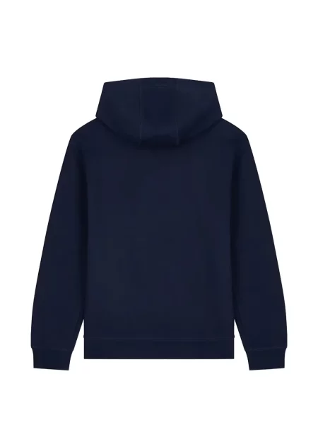 Hanorac cu glugă Ea7 Emporio Armani albastru