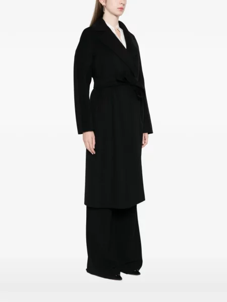 Palton Max Mara de lână negru