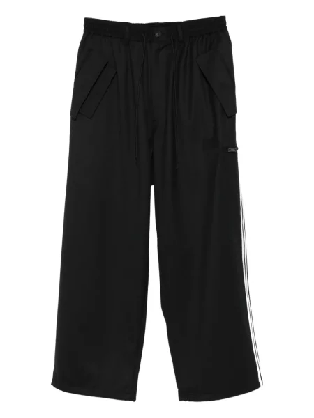 Pantaloni Y-3 cu dungi negru