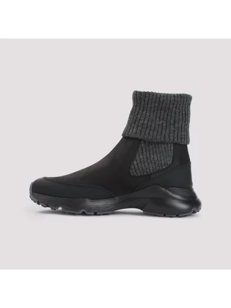 Botki Tod's zamszowe czarne