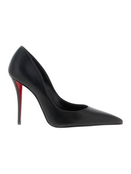 Czółenka Christian Louboutin skórzana czarna