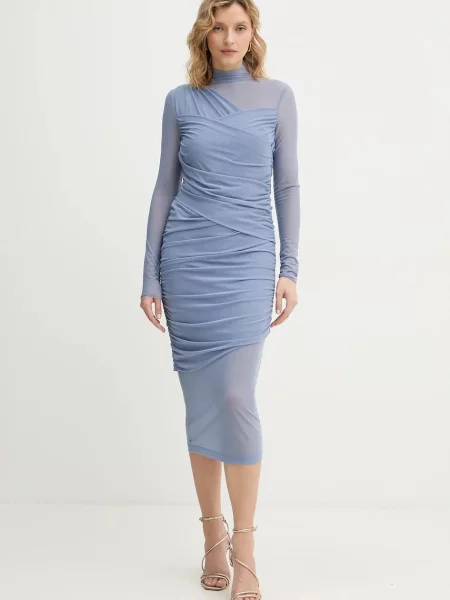 BOSS Orange rochie C Etulia albastru