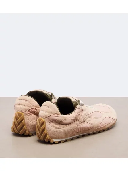 Superge Bottega Veneta iz semiša roza