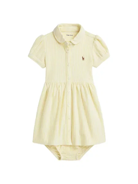 Sukienka dziecięca Polo Ralph Lauren żółta