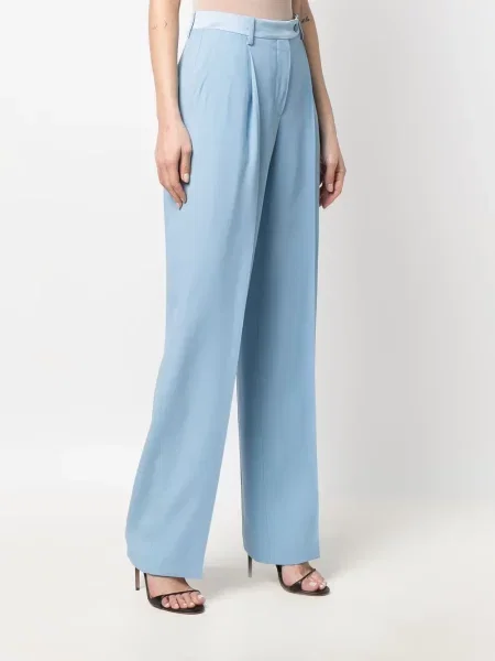 Pantaloni Alberta Ferretti albastru
