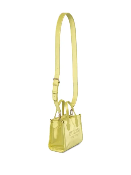 Geantă shopper Guess cu broderie verde