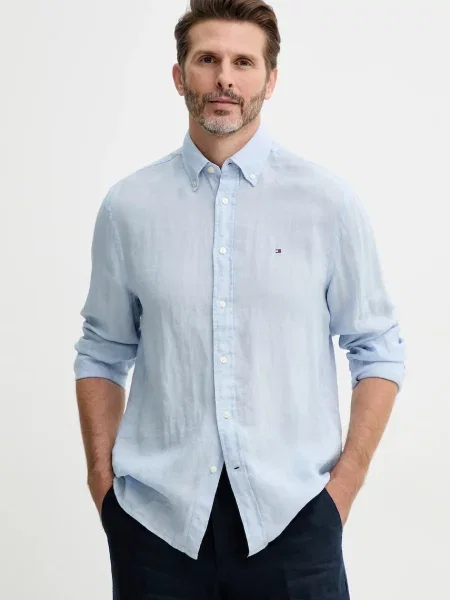 Koszula Tommy Hilfiger casual niebieska