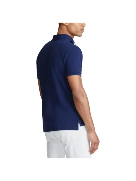 Polo Ralph Lauren polo granatowy gładki niebieska