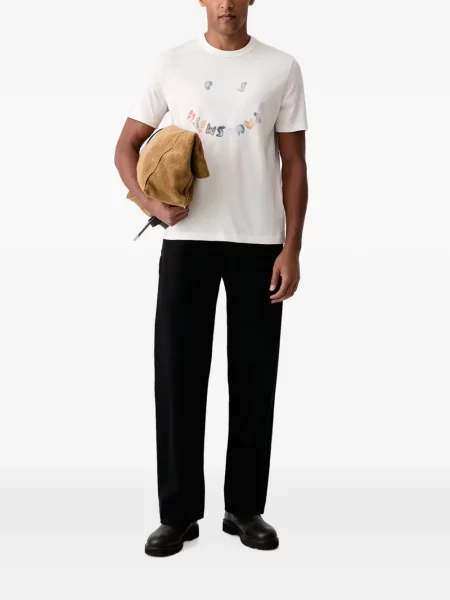 Tricou Ps Paul Smith cu imagine alb