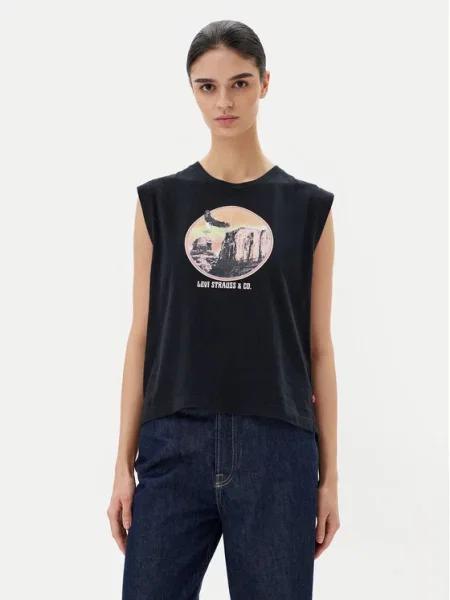 Levi's® Marškinėliai Graphic juoda