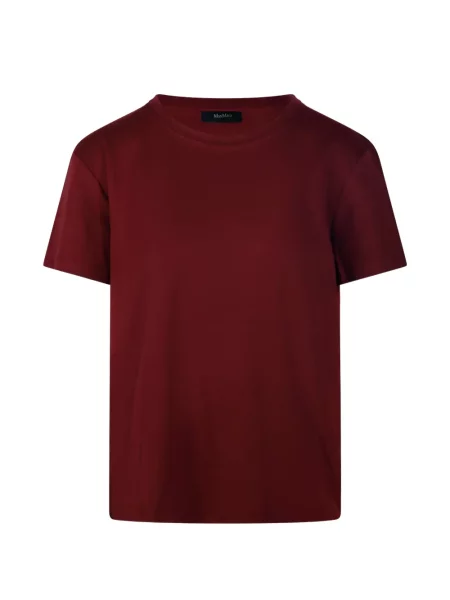 Tricou 's Max Mara cu decolteu rotund roșu