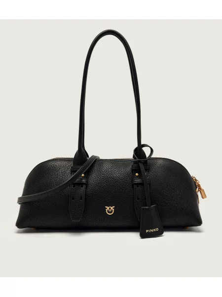 Rucsac Pinko din piele negru