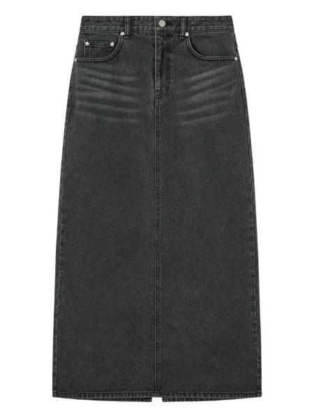 Fustă din denim Rest&recreation gri