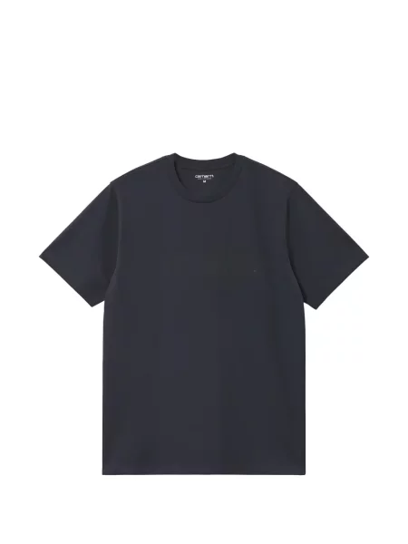 Raštuotas marškinėliai Carhartt Wip mėlyna