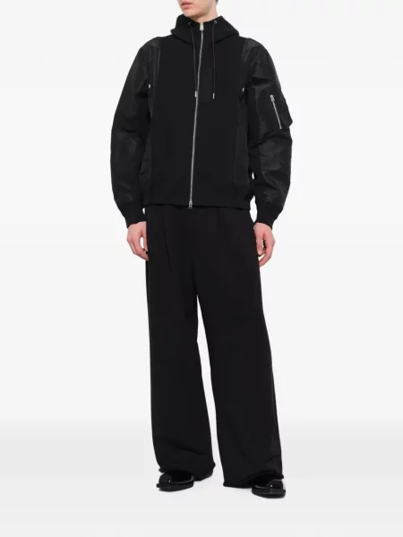 Hanorac cu glugă Sacai negru