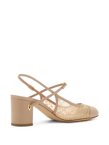 Pantofi cu toc Jennifer Chamandi din piele