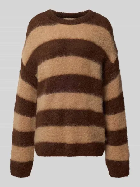 Sweter z dzianiny o kroju relaxed fit ze wzorem w Smith And Soul
