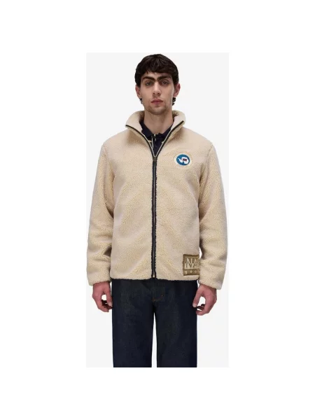 Polar Napapijri Archive Fleece Full Zip XS beżowy