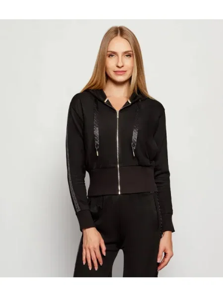 BOSS BLACK Hanorac B Texture_Jacket H. | Cropped Fit negru