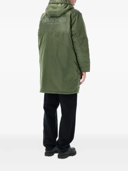 Geacă parka Alpha Industries verde