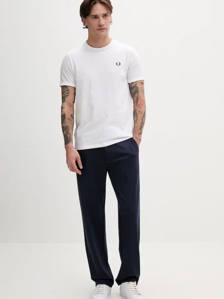 Fred Perry póló Ringer T-Shirt fehér