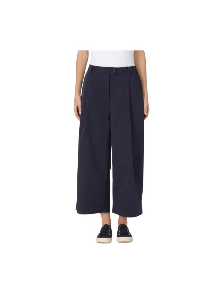 Spodnie Save The Duck o krotszym kroju niebieskie