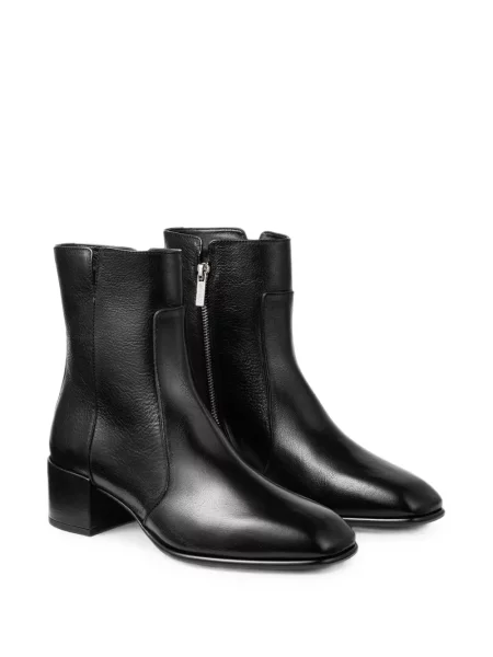 Cizme scurte Jimmy Choo din piele negru