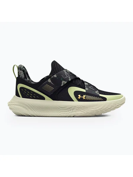 Under Armour Flow Futr X 4 Camo баскетболни обувки черно/ретро зелено/металическо злато черно