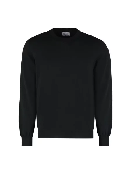 Dzianinowy sweter The (alphabet) czarny