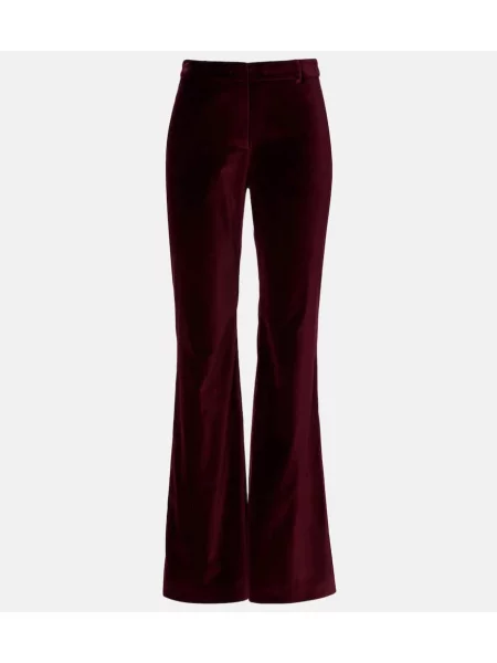 Pantaloni Etro de catifea bordo