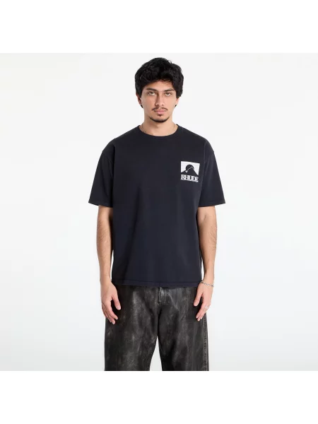 Tricou Rhude Moonlight Pack Tee Vintage Black/ White S alb