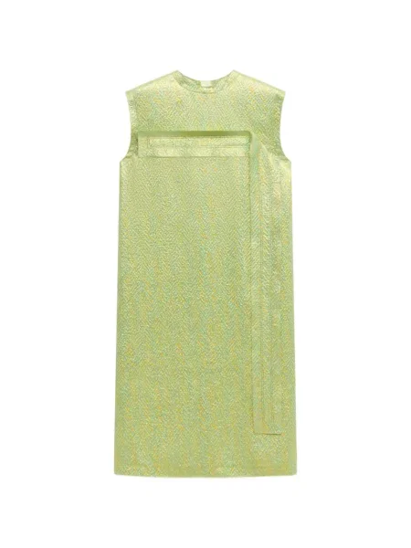 Rochie Marni de mătase verde
