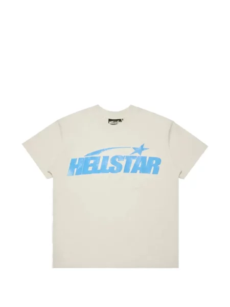 Tricou Hellstar cu imagine alb