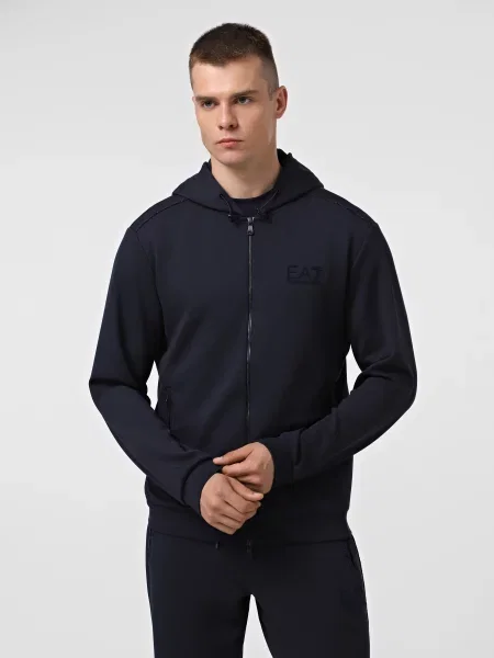 Кофта поліестер/модал синій