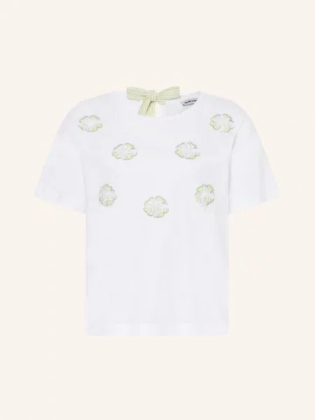 More & More Koszulka Kobiety biały|zielony wzorzysty 36 biała