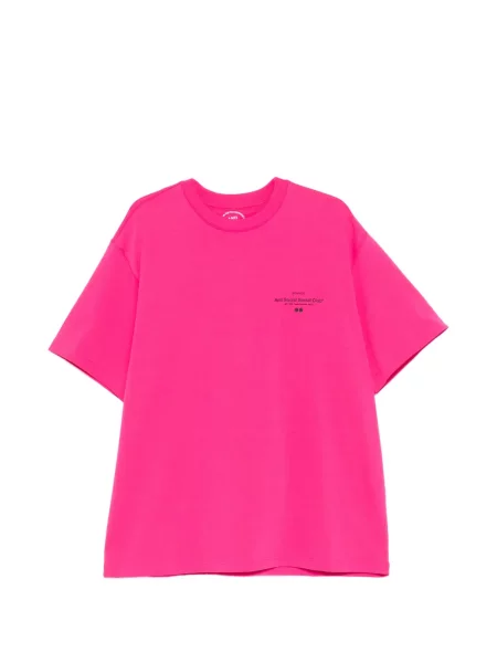 Scurt tricou Anti Social Social Club cu imagine roz