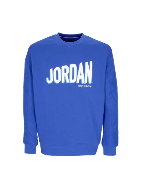 Graficzny bluza nierozpinana Jordan polarowa niebieska