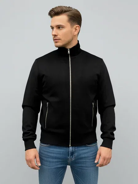 Бомбер Sun`s House черный