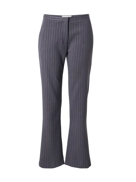 Abercrombie & Fitch Pantaloni eleganți metalic / argintiu gri