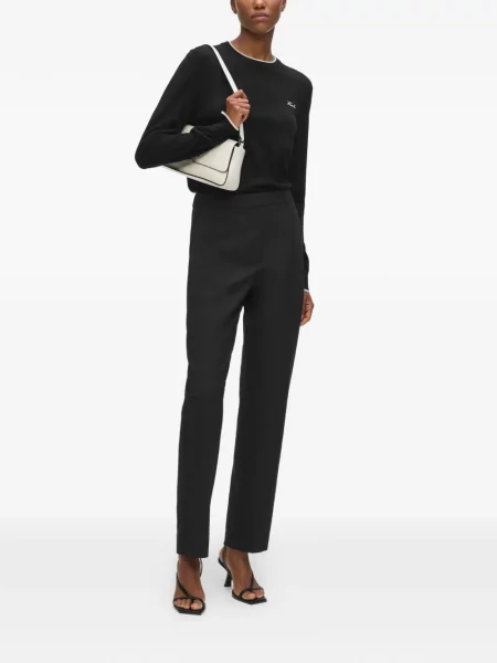 Pulover Karl Lagerfeld de lână negru