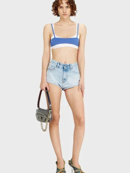 Джинсовые шорты Diesel голубые